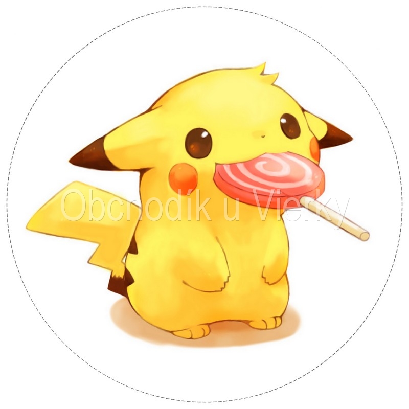 Jedlý obrázok Pokémon - Pikachu č.8118,10